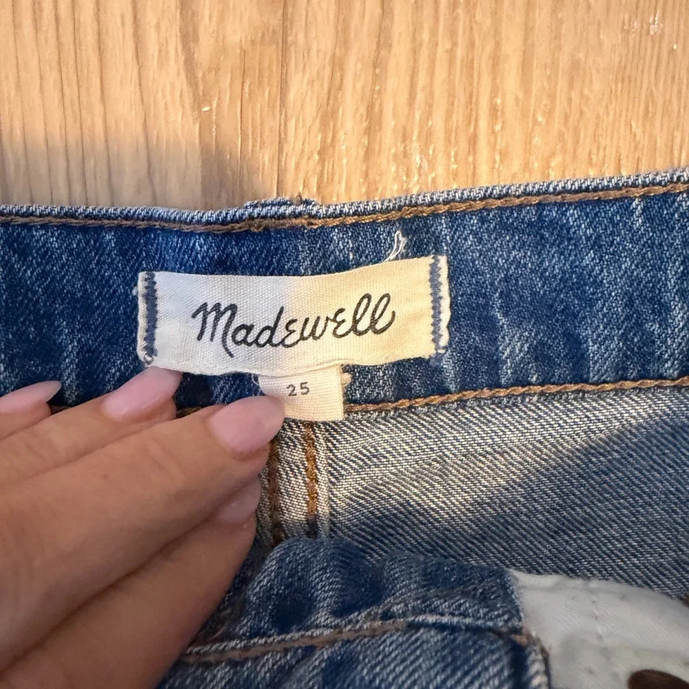 Madewell Blue Denim Mini Skirt